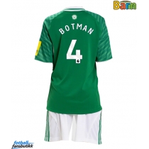 Newcastle United Sven Botman #4 Bortedraktsett Barn 2025-26 Kortermet (+ Korte bukser)